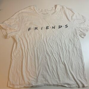 FRIENDS White Short Sleeve Tee